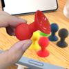 Colorful Universal Phone Holder Stander Monopod Mobile Phone Silicone Rubber Octopus Sucker Ball Stand Holder Mobile Phone Stand