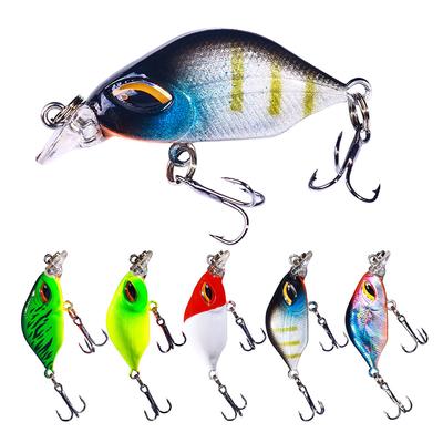HENGJIA Mini-Kurbelköder Seuelos De Pesca 3,8 cm-3,3 g sinkender Karpfen-Meeresfischer-Kurbelköder Isca künstliches Angelgerät