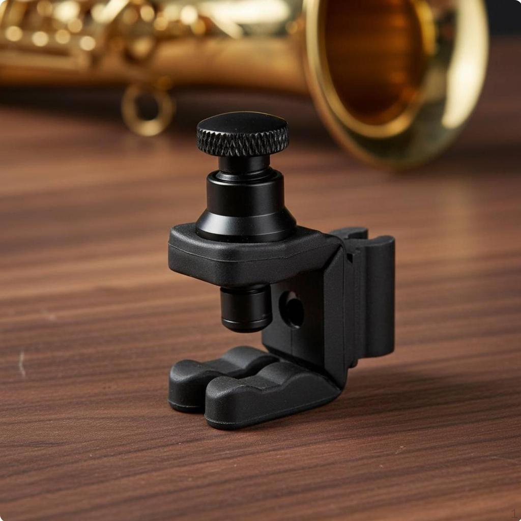 Saxophone Audio Pickup Clip Metal Construction Bell Mount Firm Hold