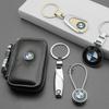 3D Metal Leather Emblem Car Keychain Key Chain Key Rings Bag For BMW X1 X3 X5 X6 X7 F20 F22 F23 F85 F86 E90 E91 F32 F33 F34 F36