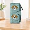 Beagle Pattern Long Zipper Wallet, Large-capacity Card Holder, Unisex Clutch Bag, Stylish Zippered Coin Purse, Suitable for Daily Use, a Great Gift