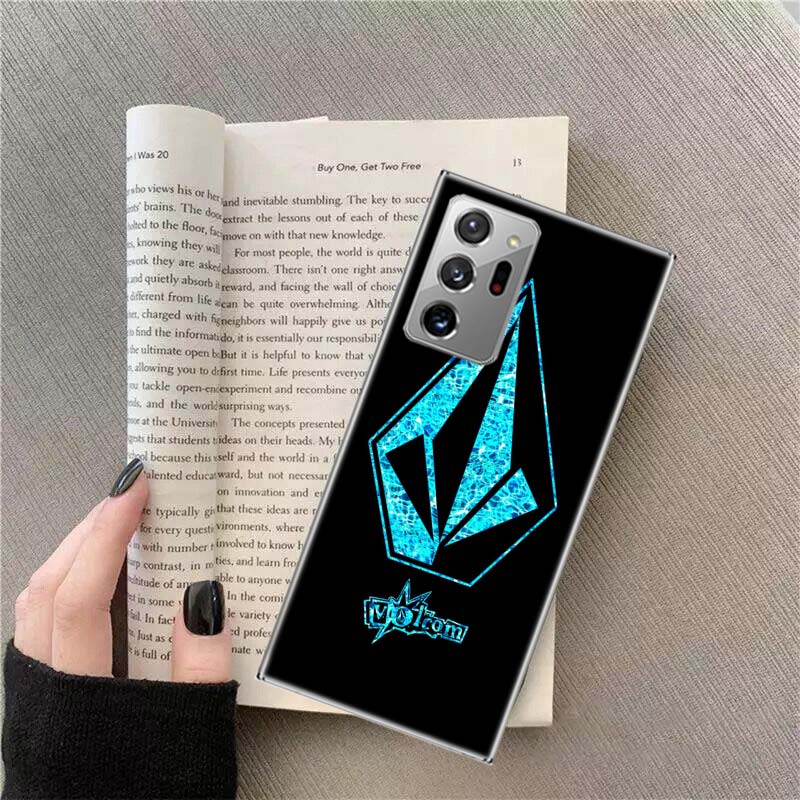 Volcom Logo Phone Case for Samsung A17 A37 A57 A54 A14 A24 A34 A07 A04S A02S A12 A22 A32 A52S A16 A26 A36 A56 A72 Galaxy Note 20