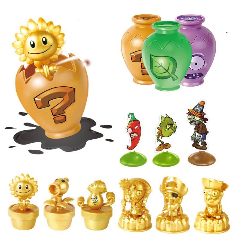 Plant Vs. Zombies Surprise Can Blind Box Set Mix Of Plants Zombies And Vehicles!