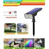 RGB Solar Spot Light 18 LED Outdoor Waterproof Color Changing Multicolor Pathway Patio Gate Fence USB/Solar Landscape Spotlight