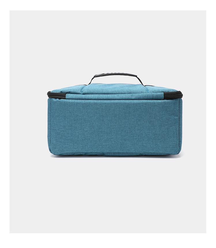 Large Capacity DSLR Camera Insert Bag with Oxford Cloth and Adjustable Compartments