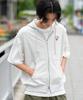 WEGO Sleeveless Zip Summer Size Ash Gray One-Point Hoodie, Clothing, Gift, Unisex, Men's, M,