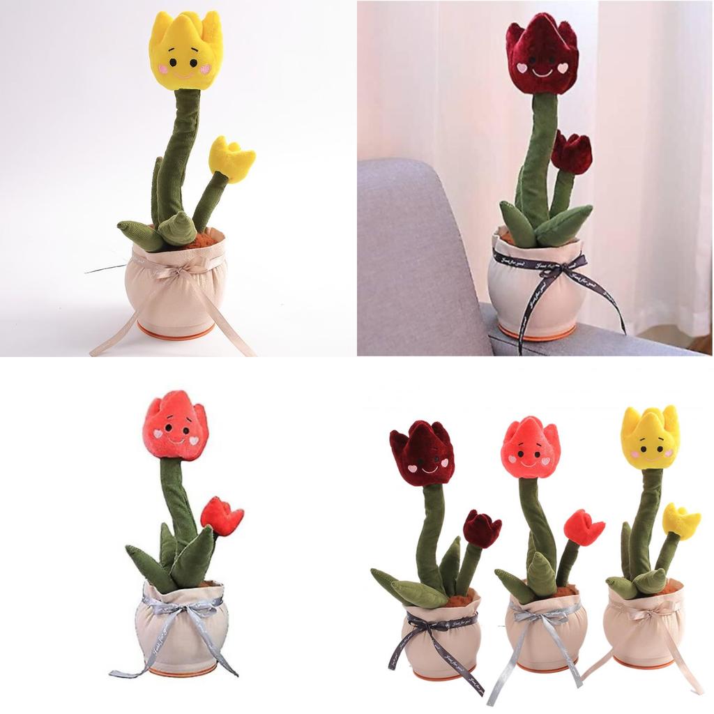 Talking Tulip Plush Toy With Music And Speech For Kids Age 7 To 14