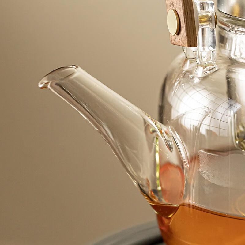 High Borosilicate Glass Boiling Teapot with Tea Infuser