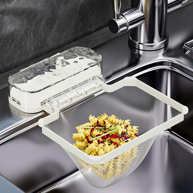 Suction Cup Sucker Kitchen Filter Rack Kitchen Accessories Drain Net Rack New Filter Support