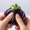 Slow Rebound Pressure Relief Stress Relief Toy Soft PU Foam Fruit Shape Squeeze Toy for Hand Exercise and Relaxation