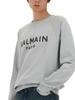 Balmain 25 Unisex Locker geschnittener Kapuzenpullover mit Rundhalsausschnitt – Bedruckt, Langarm, Übergröße (Herbst/Winter Kollektion)