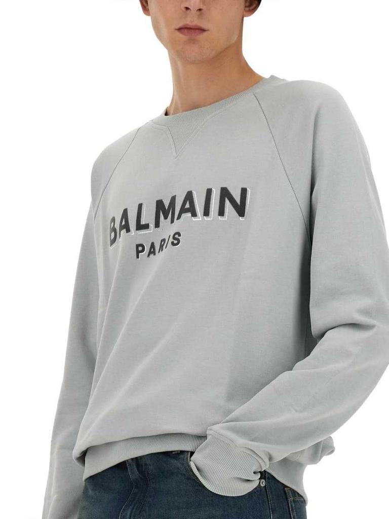 Balmain 25 Unisex Locker geschnittener Kapuzenpullover mit Rundhalsausschnitt – Bedruckt, Langarm, Übergröße (Herbst/Winter Kollektion)