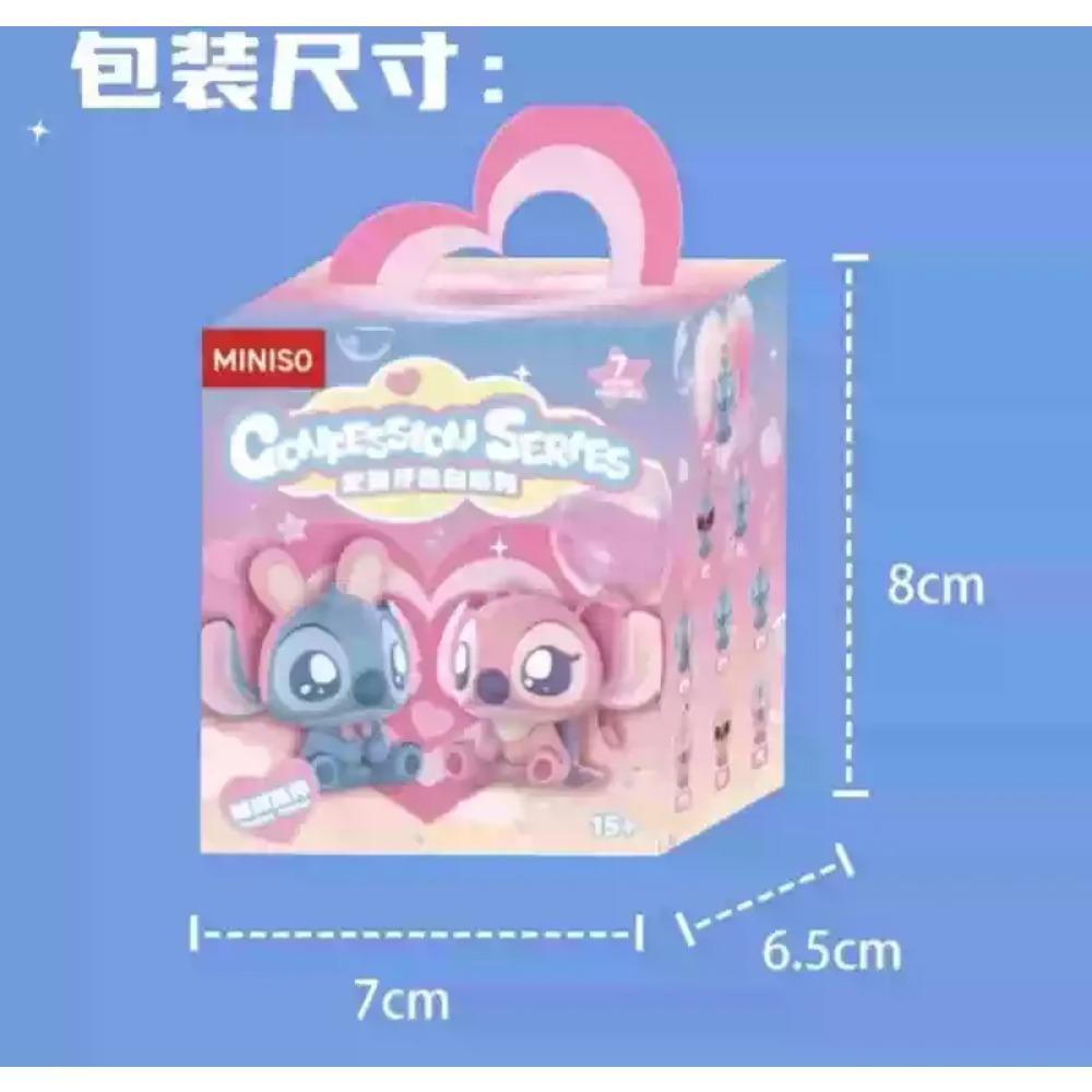 

Оригинальный предзаказ Miniso Disney Stitch Серия признаний Слепая коробка Флок-подвеска Милая трендовая кукла Гаражный набор Украшение Подарок для девочки in stock