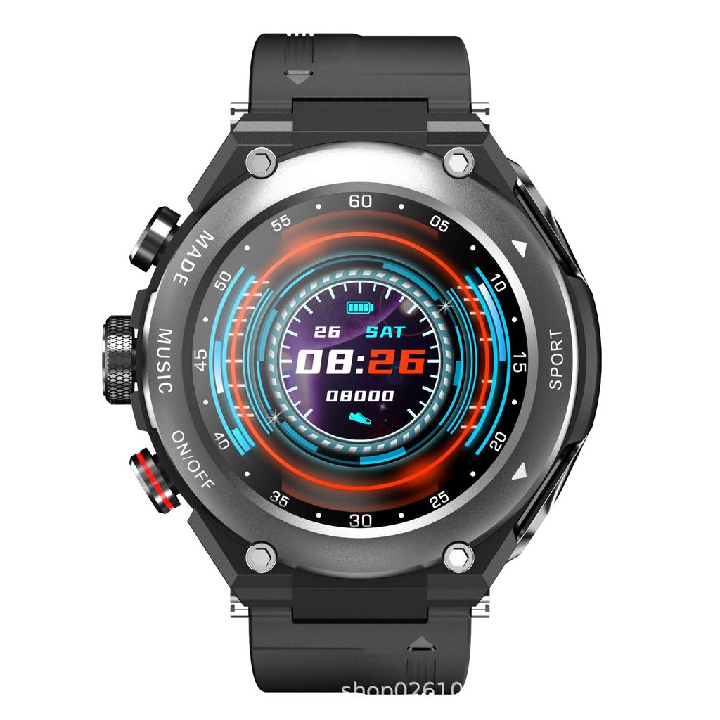 T92 2-in-1 Earphone & Smartwatch: MP3, Body Temp Detection, Touch Screen, and Call Features