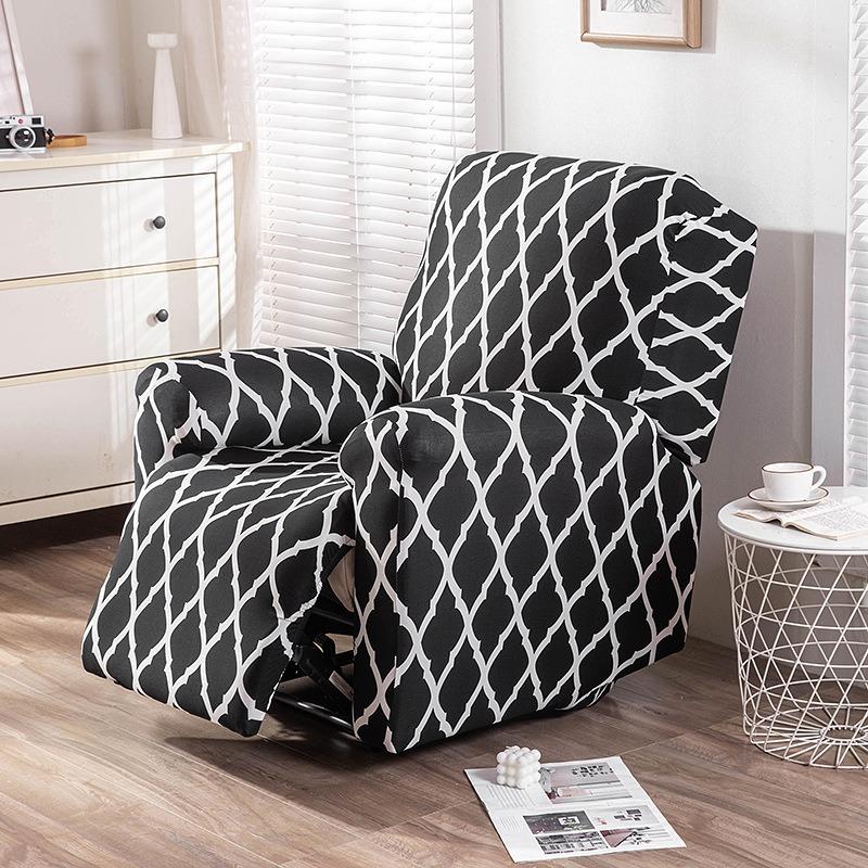 1/2/3 Seater Recliner Sofa Cover Elastic Jacquard Armchair Chair Cover for Living Room Cheap Relax Slipcover Protector
