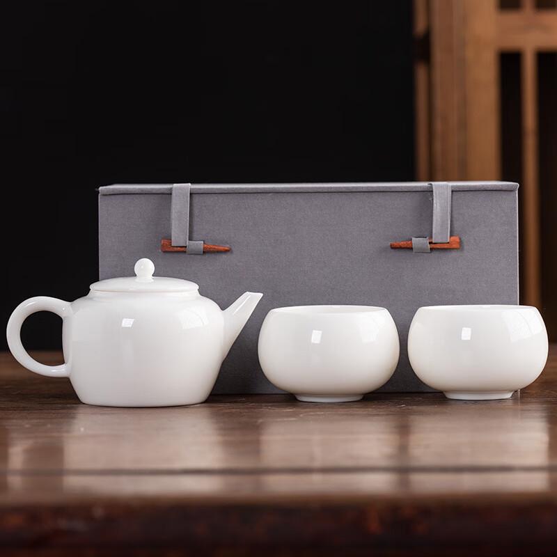 Luxury White Jade Porcelain Kung Fu Tea Master Cup