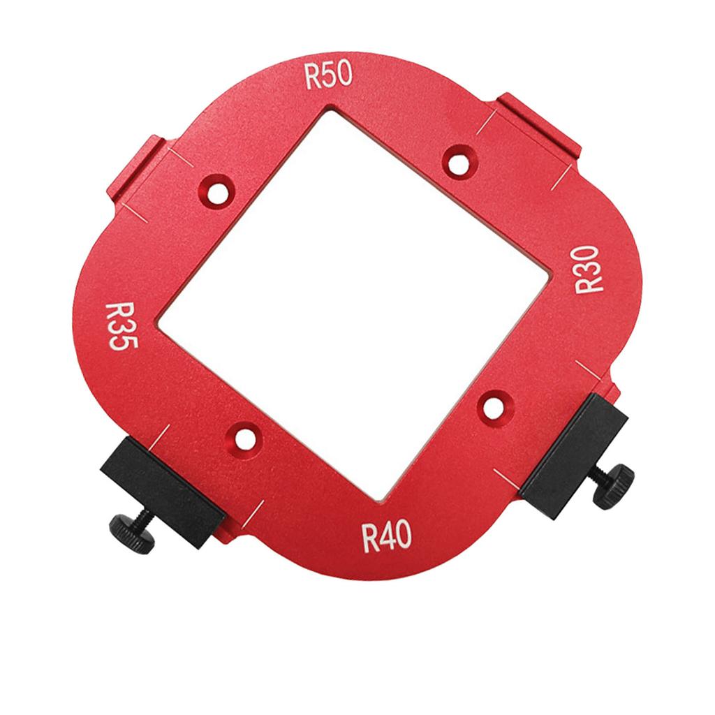 Corner Radius Template 4 In 1 Round for Positioning Bit Jig Router Trimming Machine Woodworking