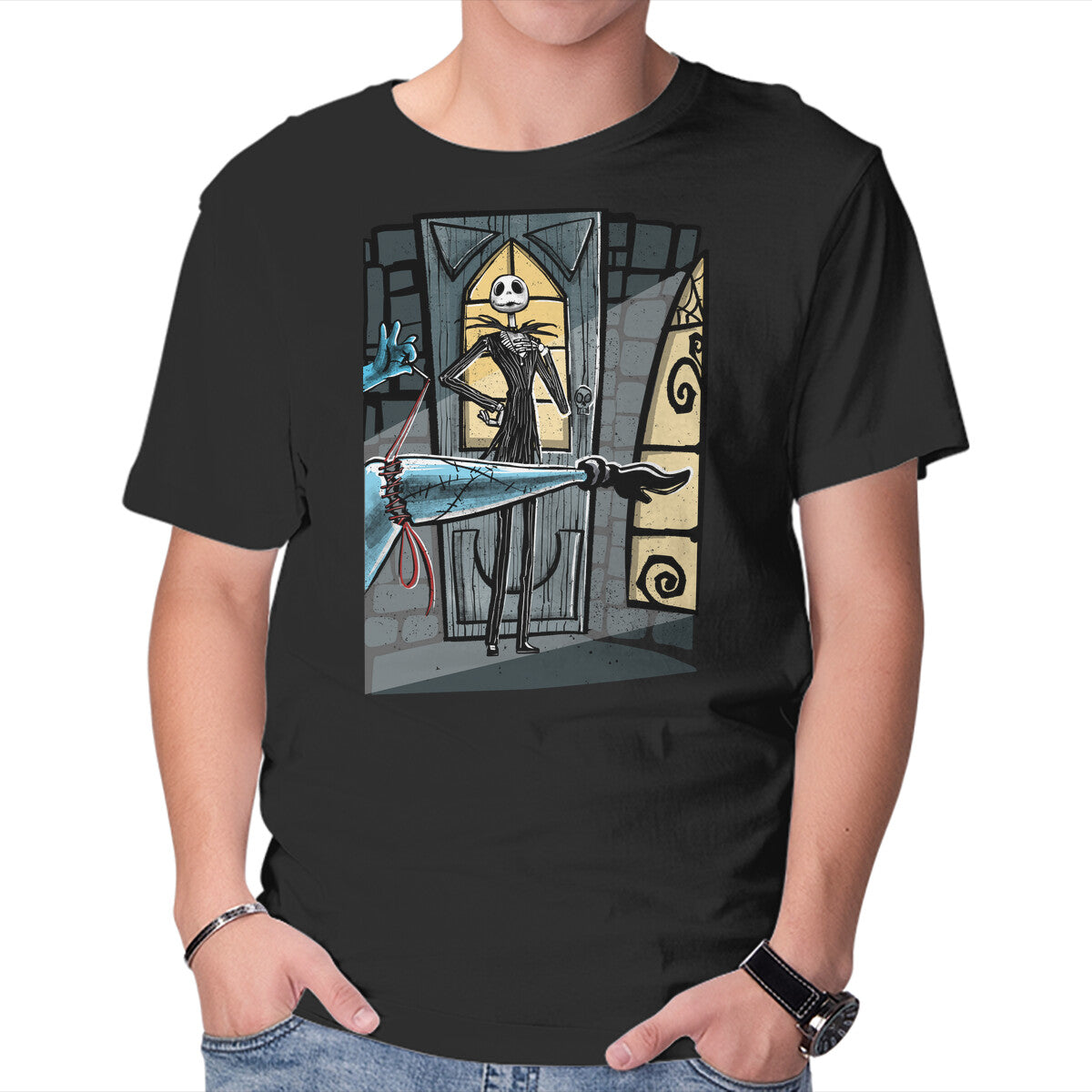 Unisex Crew Neck T-Shirt Hey Jack Graphic Short Sleeve Casual Tee XXXXL