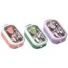 2 Compartments Fruit Lunch Box Leak-Proof Food Storage Box Portable Lunch Container  Girls