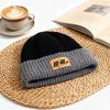 Winter Keep Warm Double Sided Knitted Mao Line Hat Men Women Autumn and Winter Versatile Ear Protection Baotou No Eaves Knitted Cap