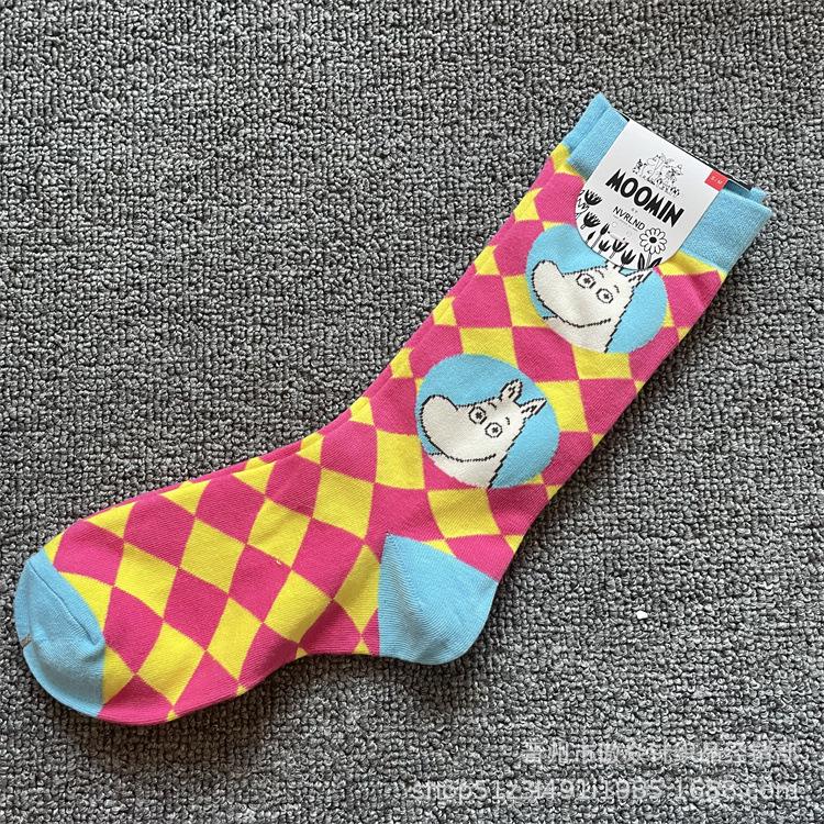 

Модные хлопковые носки до середины икры с мультяшными Муми-троллями - Стиль на четыре сезона One Size (36-40)