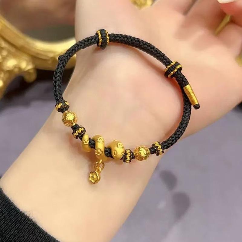 Jewelry Snake Life Transfer Store, The Same Red Rope Coiled Snake Bracelet, Woven Hand Rope for Girlfriend