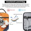 DBZ Kakarot Goku Kanji Go Insulated Lunch Bag Cooler Bag Reusable,Meal Container  Large Tote Lunch Box Girl Boy School  Travel