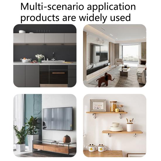 1 set Suporturi pentru rafturi Robuste Rulment puternic Suport greu Suporturi pentru rafturi montate pe perete Acasă