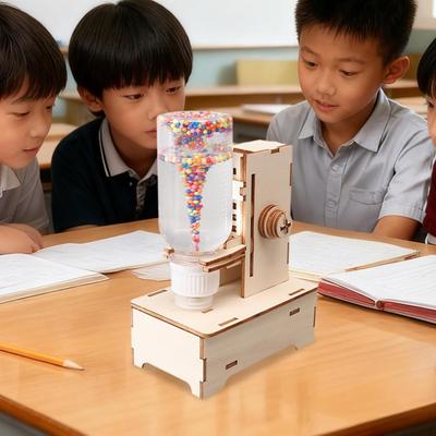 Small Inventions Models Building Toys, Electric Wooden Mechanical Toys for Teens
