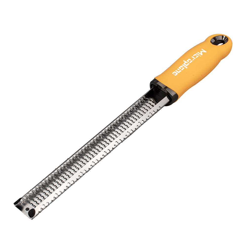 Microplane Premium Classic Series Zester 46620 Kitchen [Microplane] Grater, Grater, Yellow, [Used]