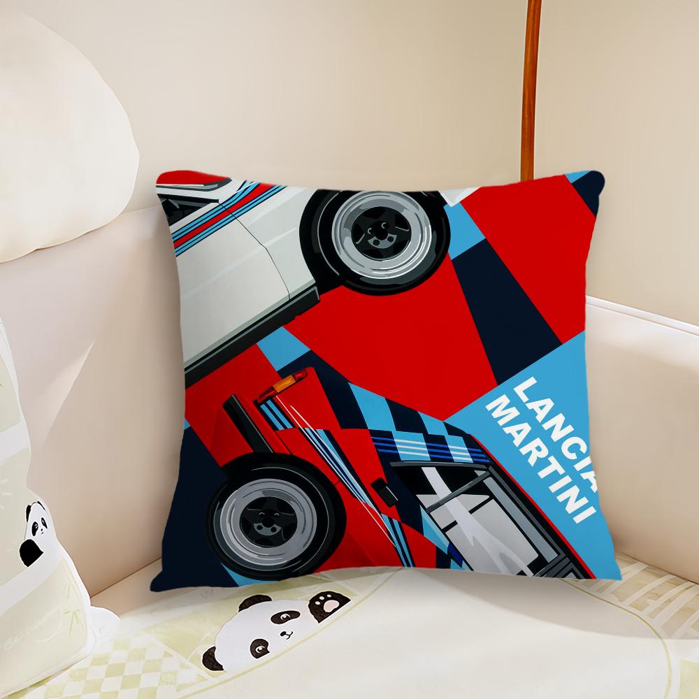 Cushion Cover Living Room Racing Fashion Headboard Bedroom Office M-Martini-S Cushion Cushion Sofa Nap Time Pillow Cars Case