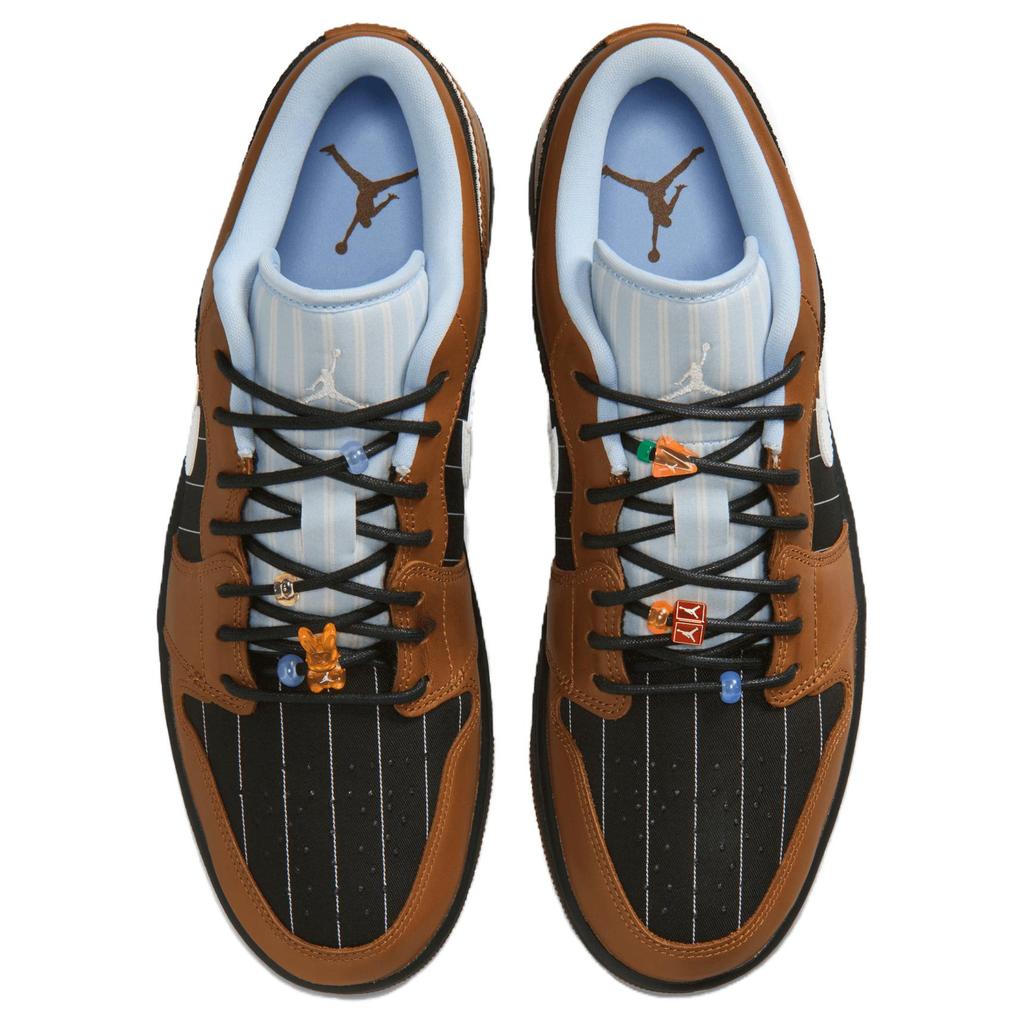 Jordan Air Jordan 1 Low top Vintage Basketball Shoes Men's Dark Brown IR7560-010