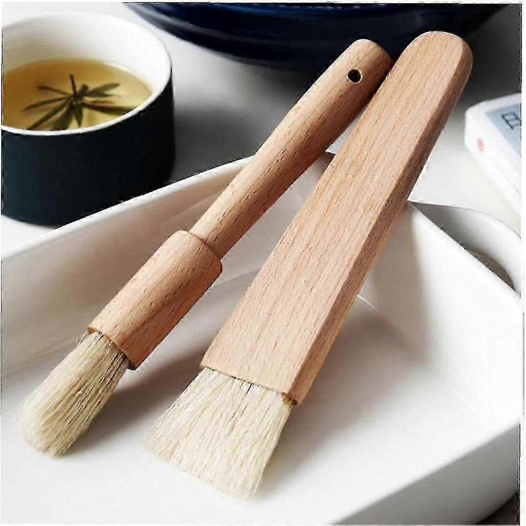 For Wood Oil Brushes - Brush Handle Grill Butter Kitchen Pastry Brush Cooking Honey Sauce Brush Bakeware
