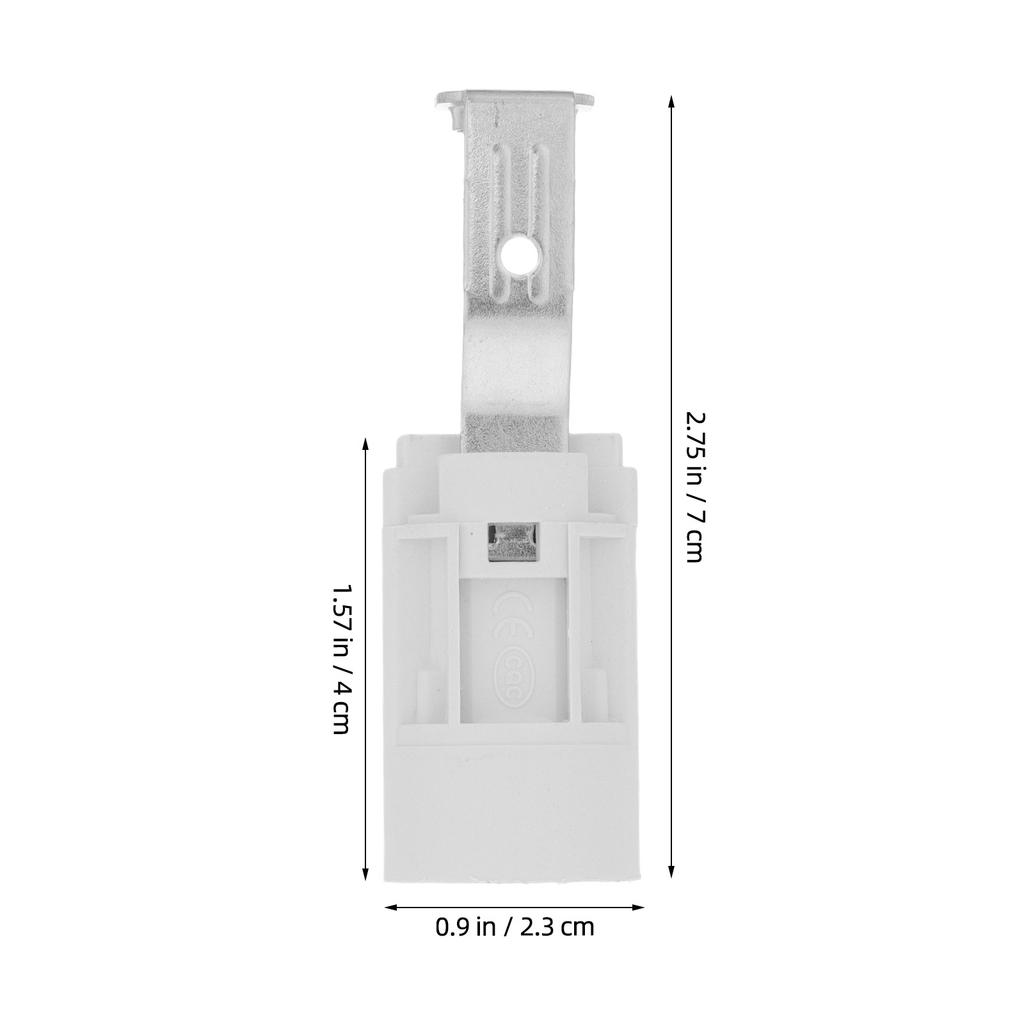 10Pcs E14 Vintage Lamp Holder Heat Resistant Light Socket Base Table Lamp Accessories Screw-in Bulb Holder Replacement Lighting