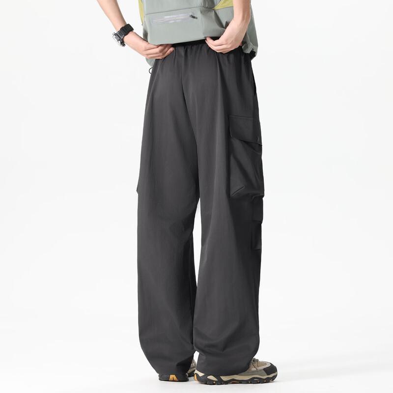 Fingercroxx Men's Japanese Style Utility Cargo Pants