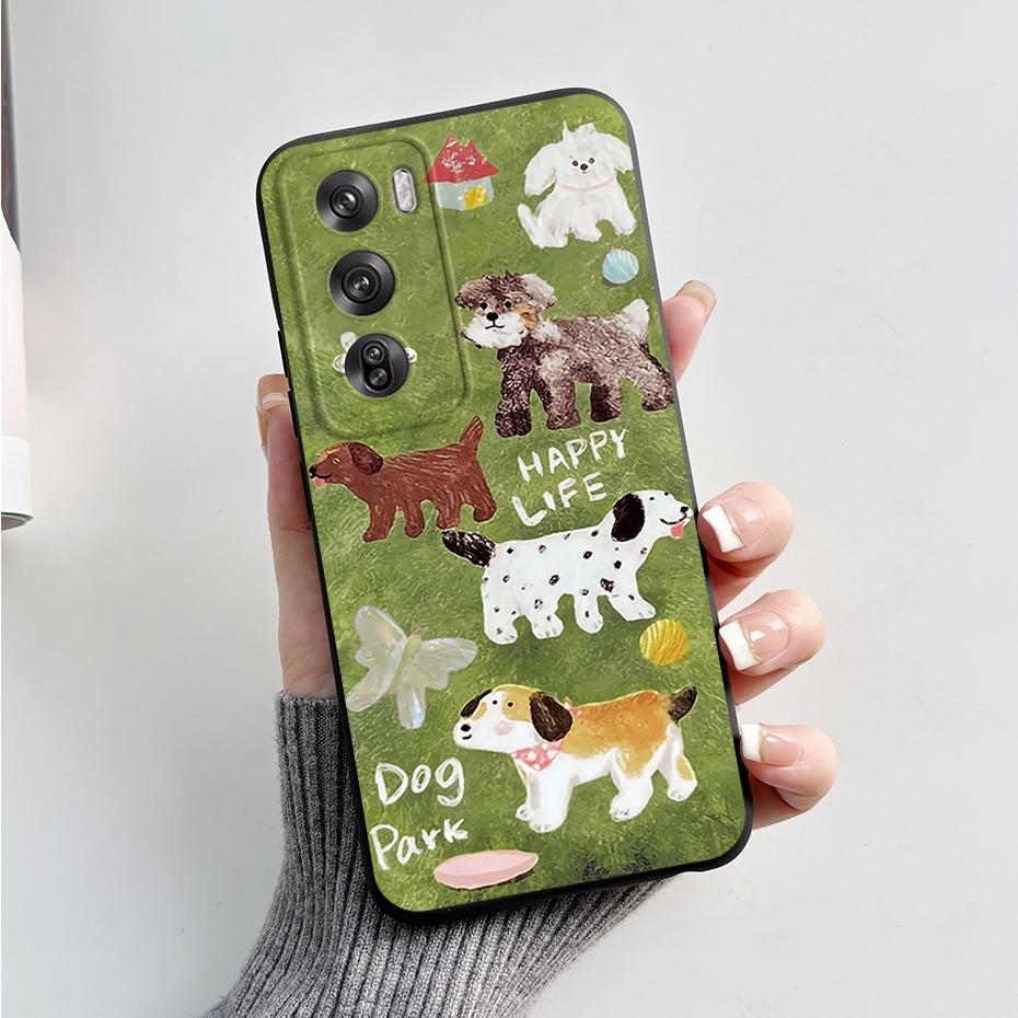 For OPPO Reno 12 Pro Case Cute Bear Cartoon Frog Back Cover Matte Silicone Soft Phone Case For OPPO Reno 12 Reno12 Pro 5G Fundas