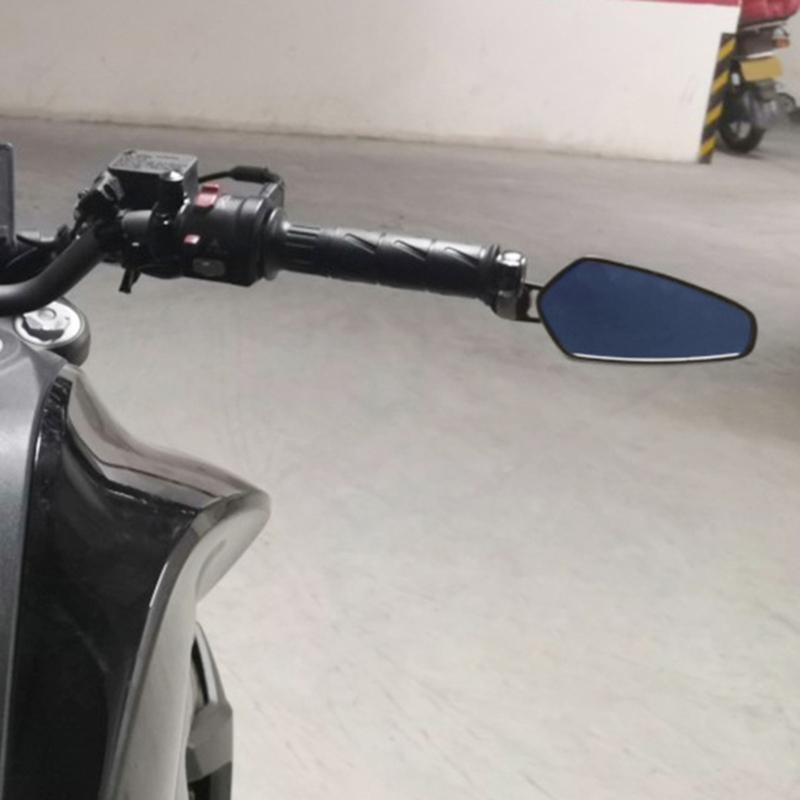 1 Pair Motorcycle Handle Bar Rearview Mirror Scooter Motocross Rearview Mirrors Electrombile Back Side Mirror Universal