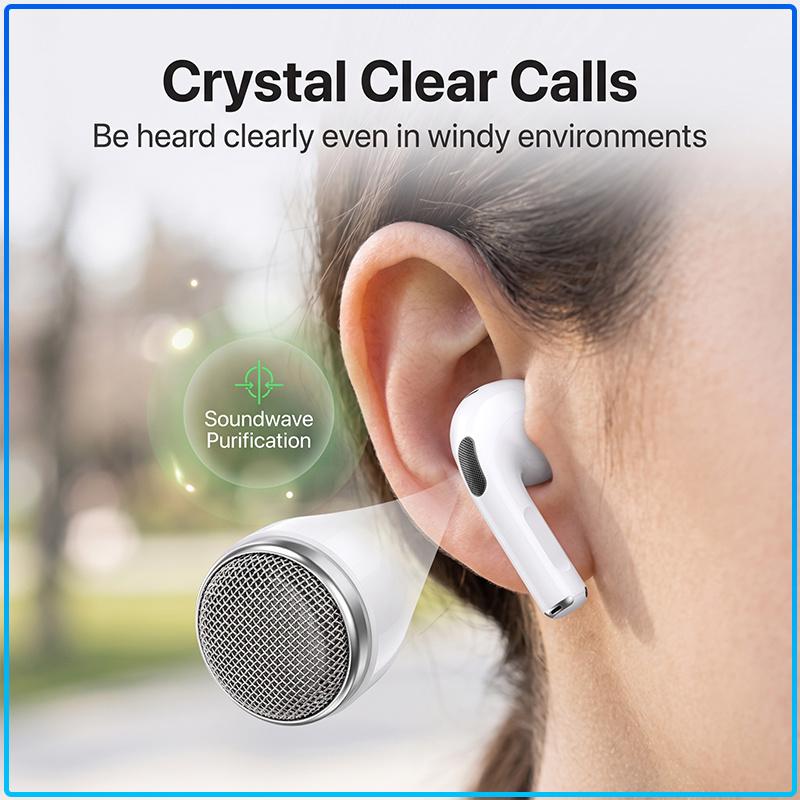 1:1 Pro 3rd TWS True Wireless Bluetooth Earbuds Crystal Clear Sound Clear Calls Up To 30H Long Playtime In-ear Headphones For iOS Android