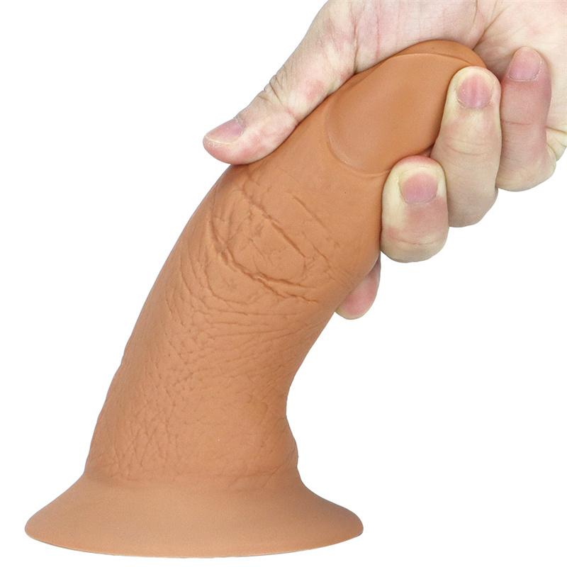 Plug anal moale pentru degete masculine Cinci degete mari din silicon Simulare cu degetul mic Penis Masturbare feminină Stick Dildo mare