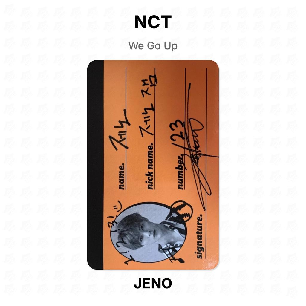 NCT We Go Up Official Photocard