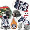 Christmas Sweaters Pet Winter Knitwear Xmas Clothes Classic Warm Coats Reindeer Snowflake Argyle Sweater for Kitty Puppy Cat
