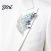 Brooch Accessory Butterfly Colored Diamonds Decor Durable Alloy Sparkling Wings