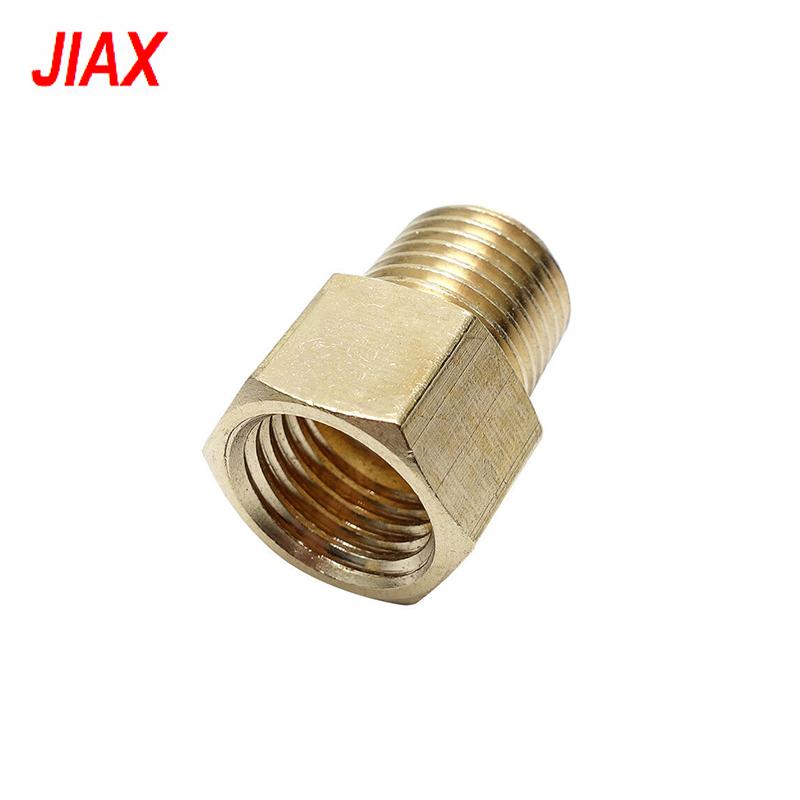 1/8 NPT To 1/8 BSPT Brass Connector Sensor Send Adapter Reducer Cross-Border Hot Seller Manufacturer Direct Sales