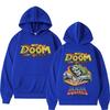 Rapper MF DOOM Men's Hoodie, Retro Cartoon Hip Hoodie, Unisex Fashion Casual Sweatshirt, Harajuku Street Style
