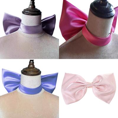 Módní stuhový náhrdelník s mašlí, choker náhrdelníky, skvělý doplněk k dámským doplňkům, Halloweenský cosplay kostým
