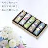 Sympathy Incense Gift Set in Paulownia Wood Box [Hanakurabe 5 Varieties, Sandalwood, with Inner Wrapping and Carry Bag] Made in Japan, Low Smoke,