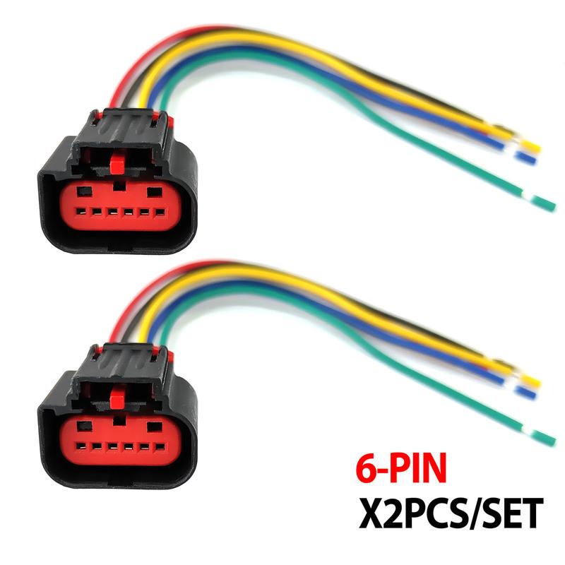 Par Para Land Range Rover Sport L494 Evoque Freelander 2 Defender Discovery Sport MAF Sensor de Fluxo de Ar em Massa Conector Plug Fiação