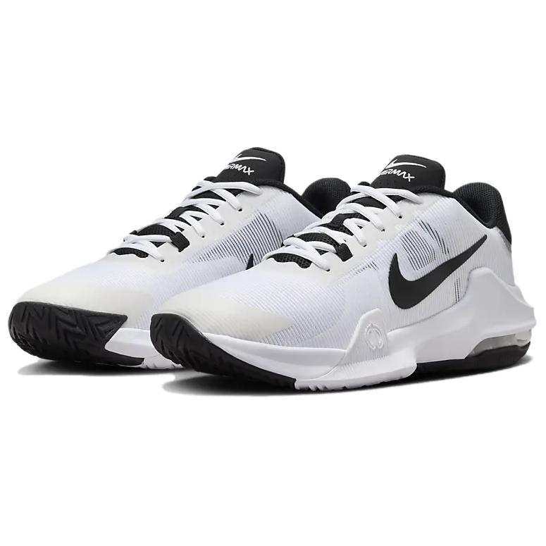 Nike Air Max Impact 4 Hvit Svart Herre Sneakers DM1124-103