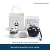 Panda Gradient Portable Travel Tea Set - 1 Pot, 2 Cups
