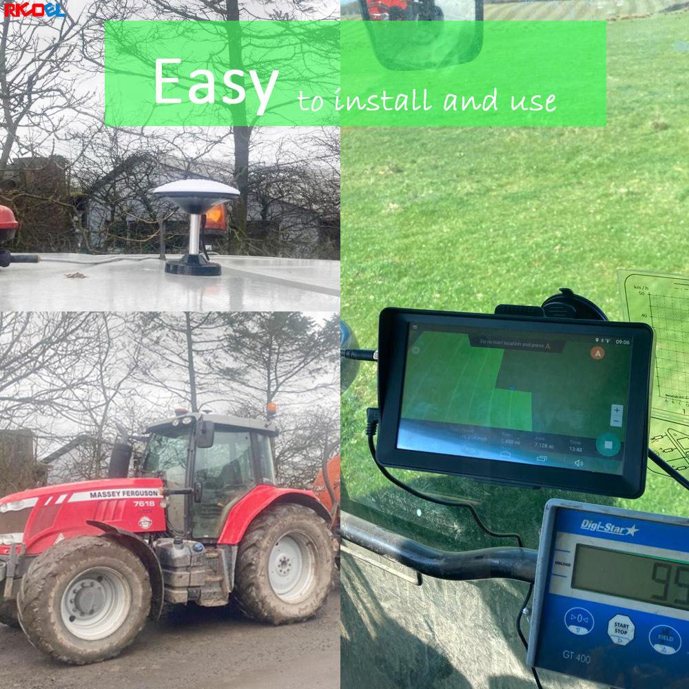 7" Portable GNSS Antenna for Tractor Harvester Navigation
